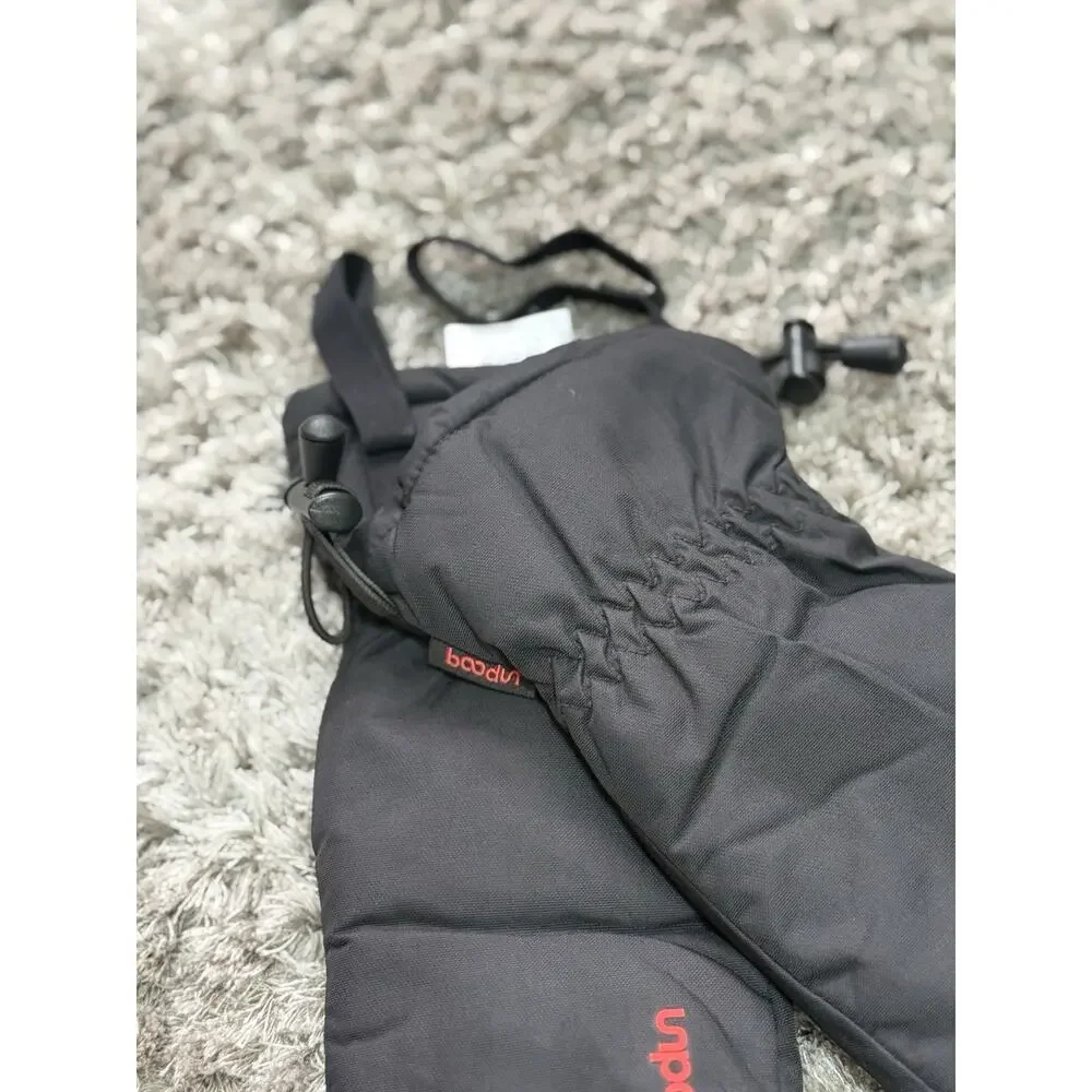 Boodun Winter Black Snowboard Mittens Women’s Windproof Waterproof Size S NWOT